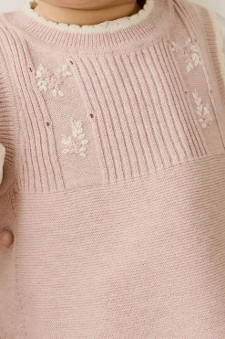 Abbie Knitted Top - Sweetpea Marle Abbie Flower