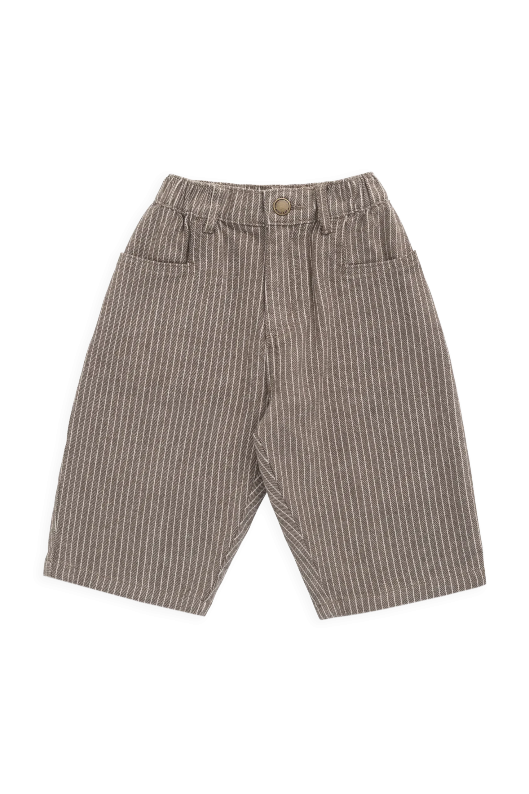 Abel Pant - Mini Pinstripe Cassava / Iroko