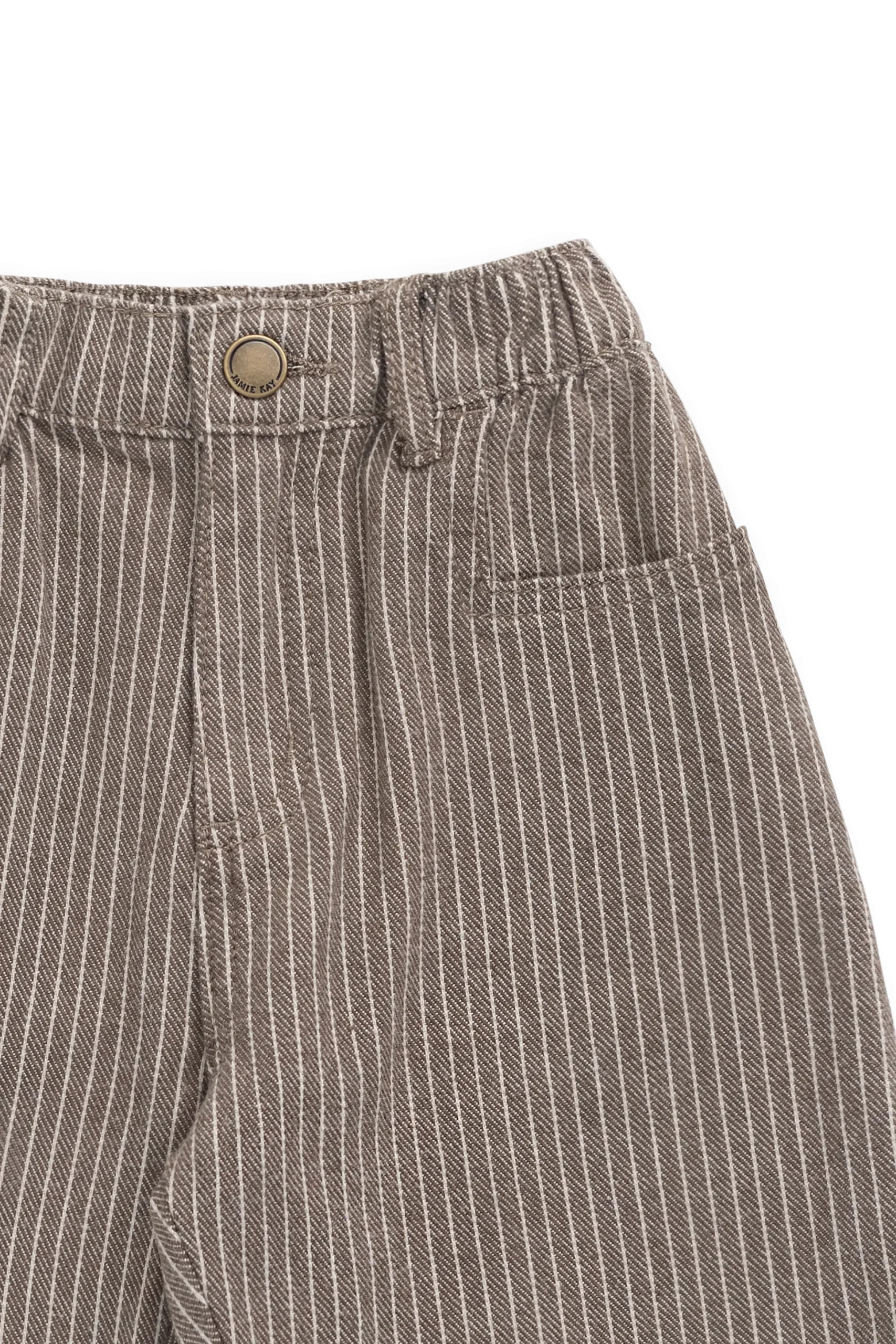 Abel Pant - Mini Pinstripe Cassava / Iroko