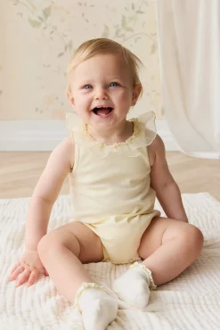 Adalyn Playsuit - Lemon