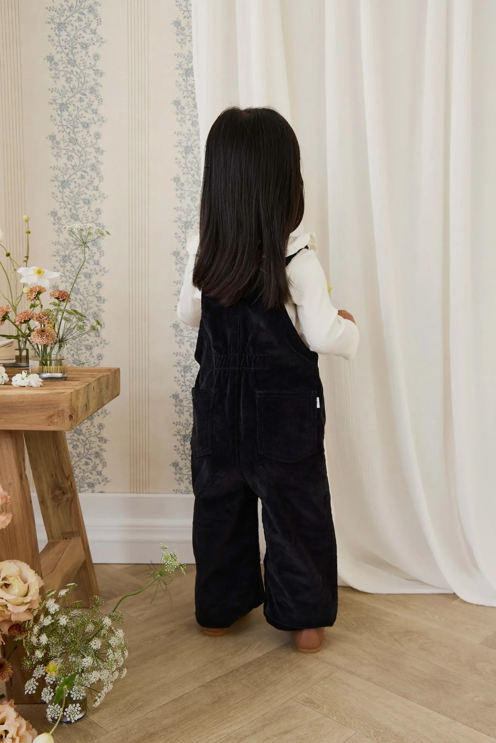 Adelaide Overall - Black Sesame