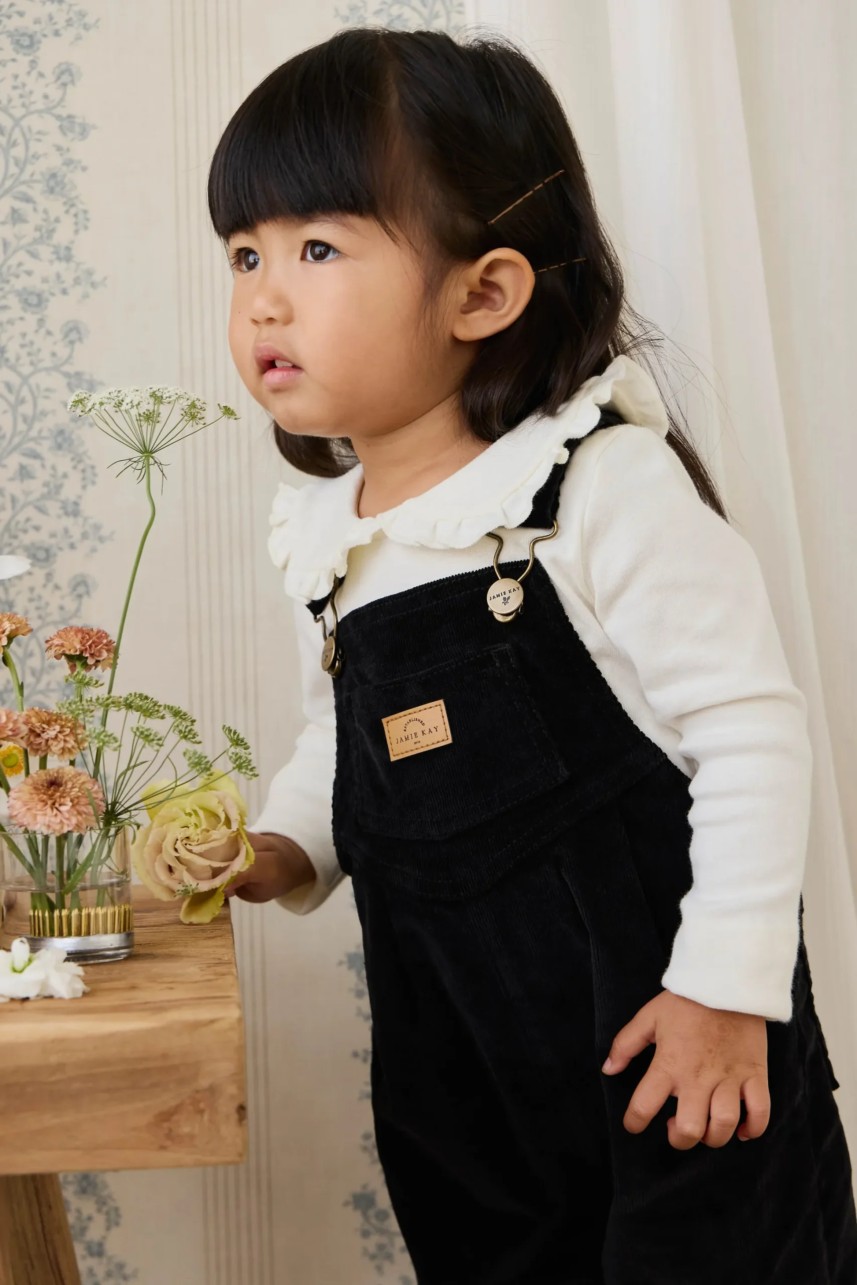 Adelaide Overall - Black Sesame