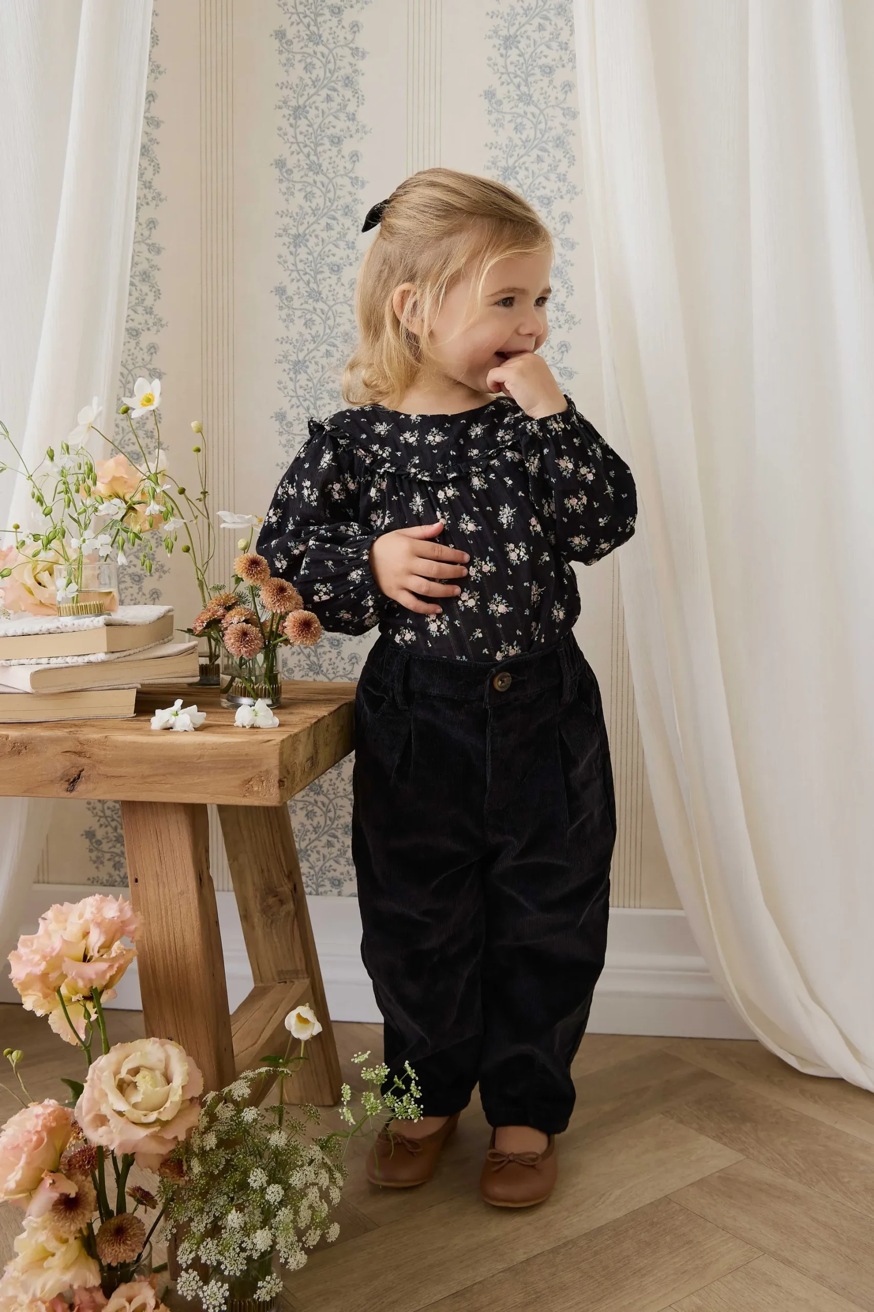 Adelaide Pant - Black Sesame