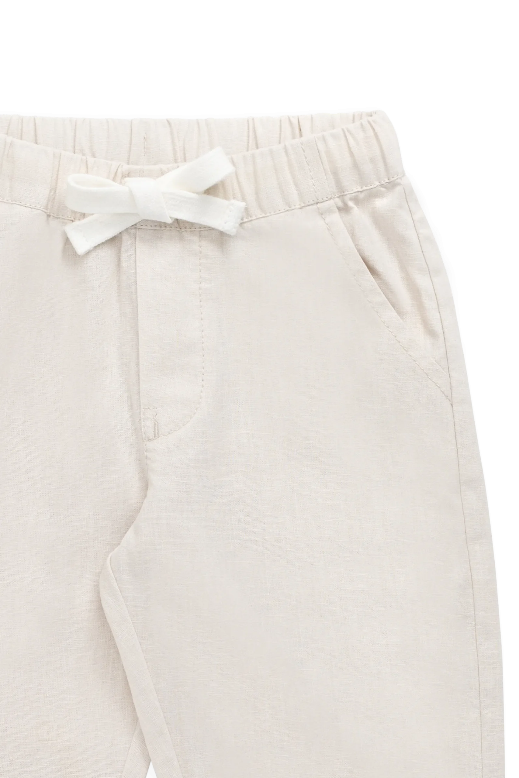 Ali Linen/Cotton Pant-Natural