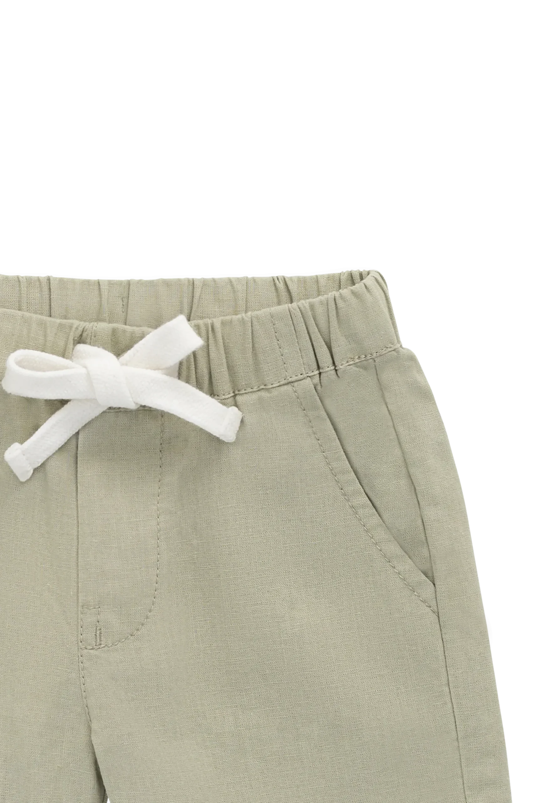 Ali Linen/Cotton Short - Lichen