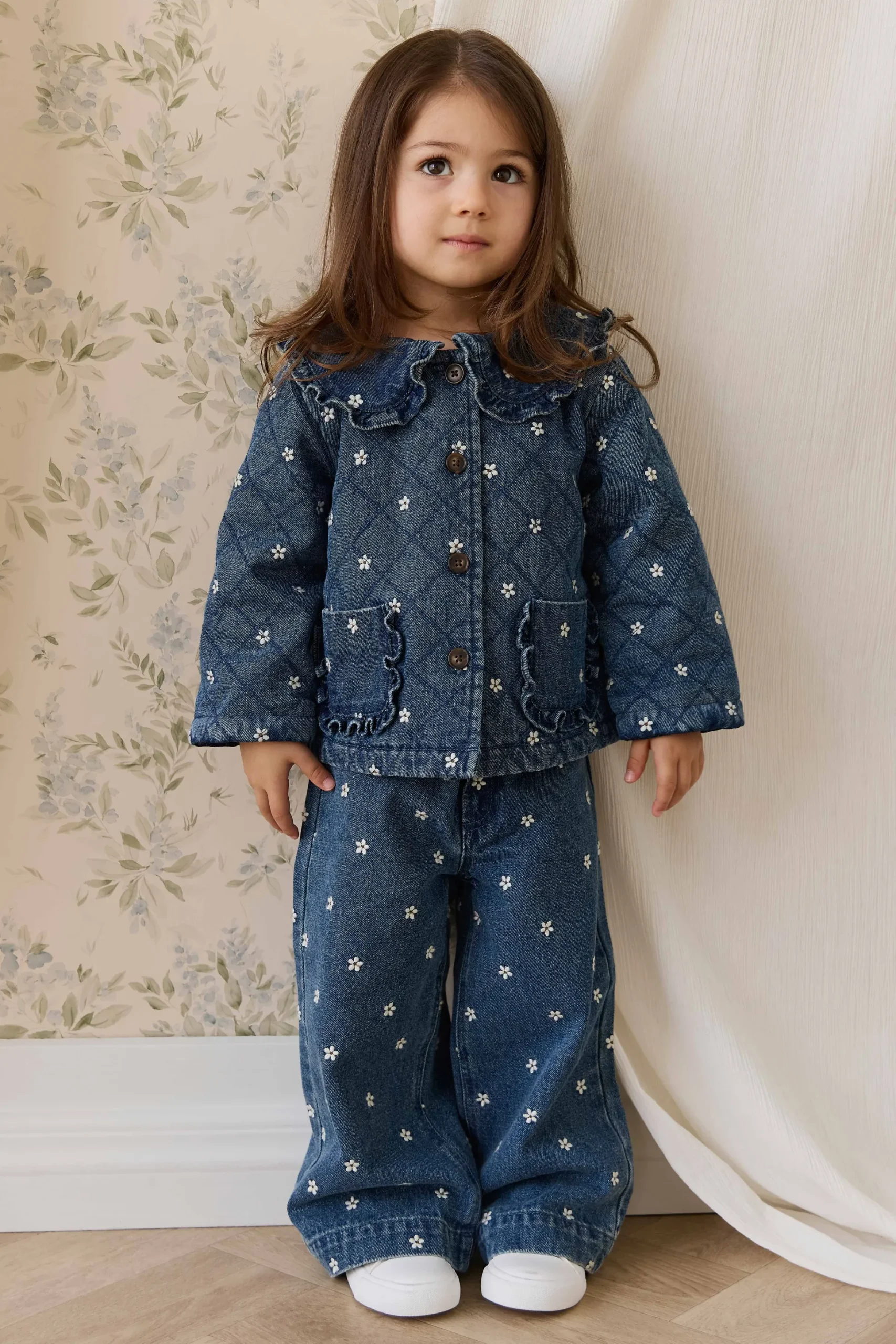 Amandine Jacket-Josie Floral Denim