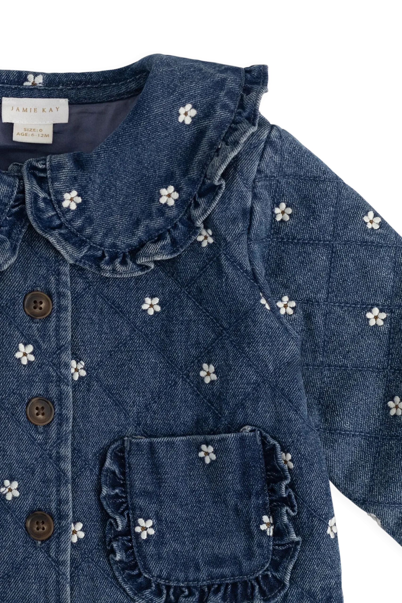 Amandine Jacket-Josie Floral Denim