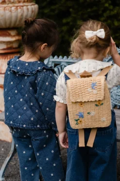 Amandine Jacket-Josie Floral Denim