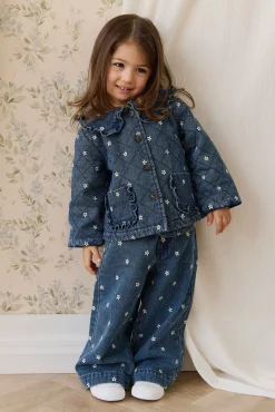 Amandine Jacket-Josie Floral Denim