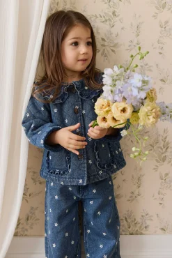 Amandine Jacket-Josie Floral Denim