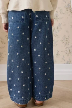 Amandine Pant-Josie Floral Denim