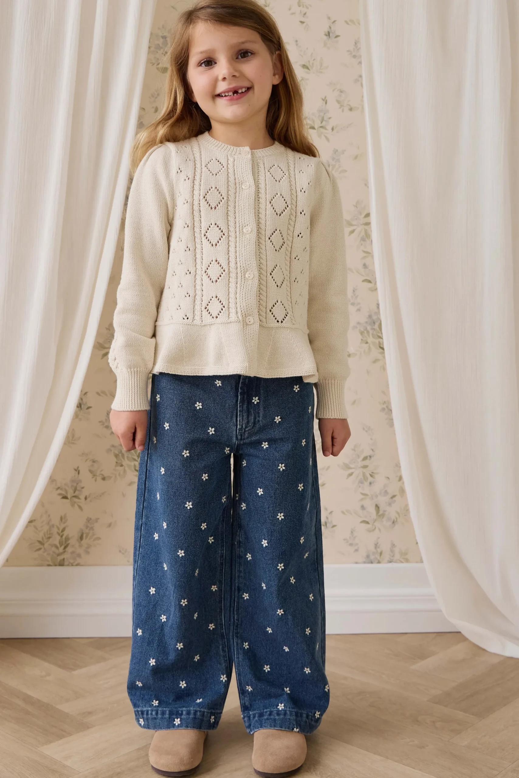 Annabelle Cardigan-Vanilla