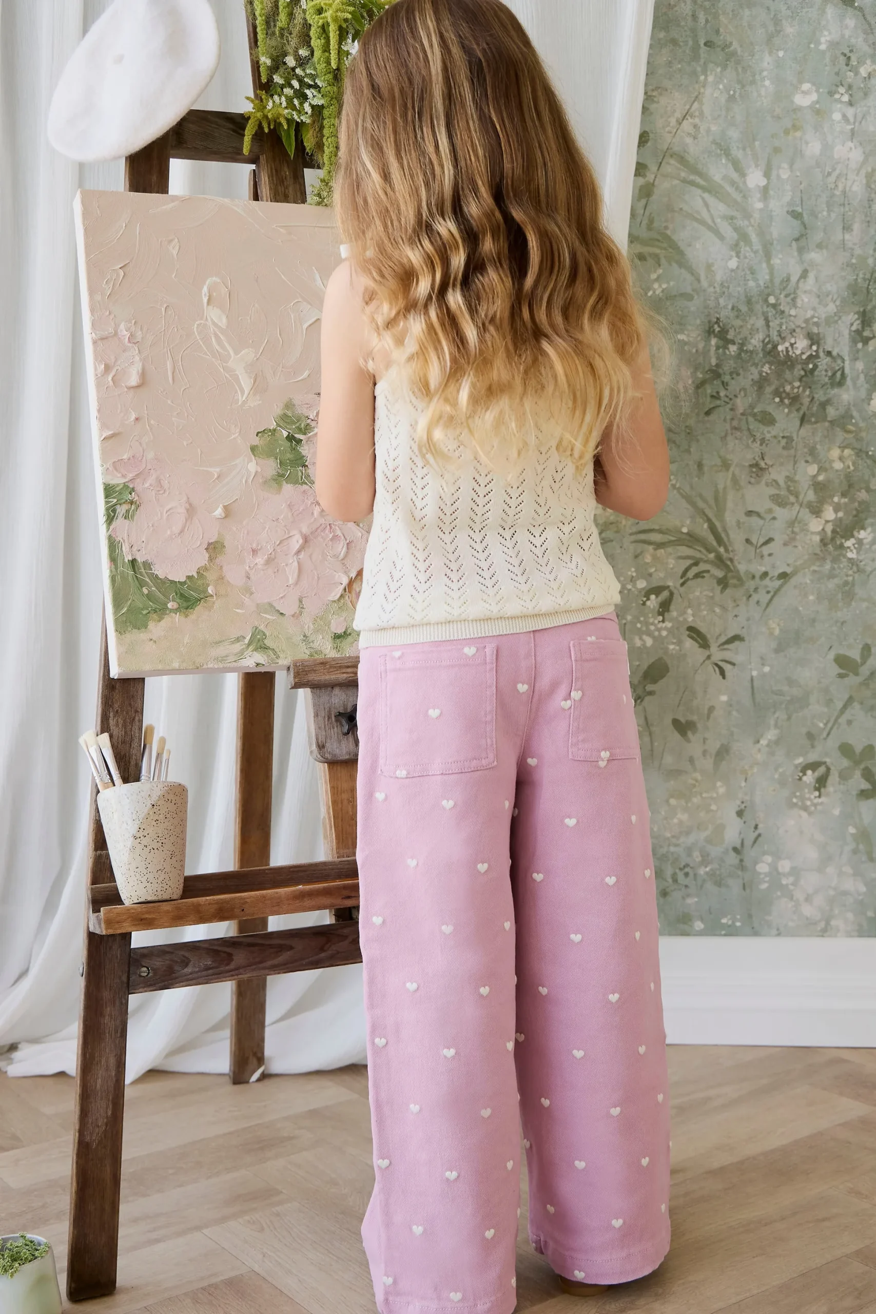 Astra Pant - Petite Heart Orchid