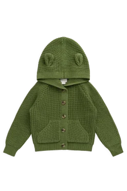 Bear Cardigan - Matcha