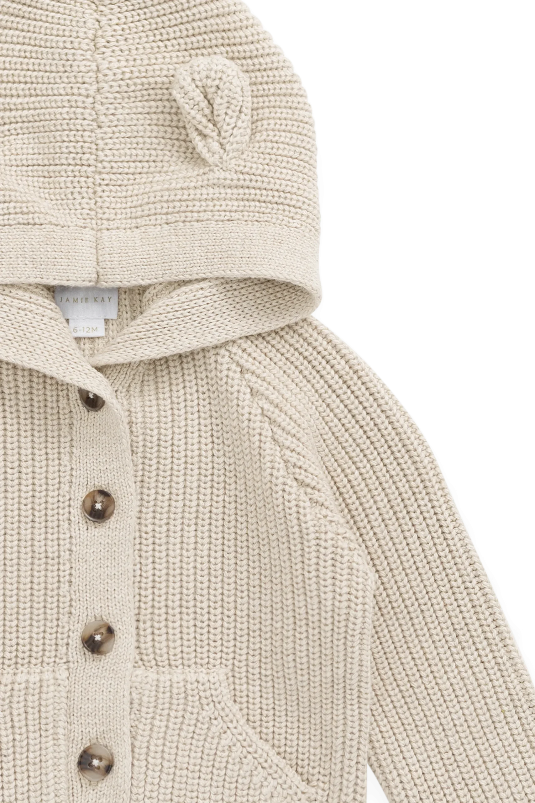 Bear Cardigan - Vanilla