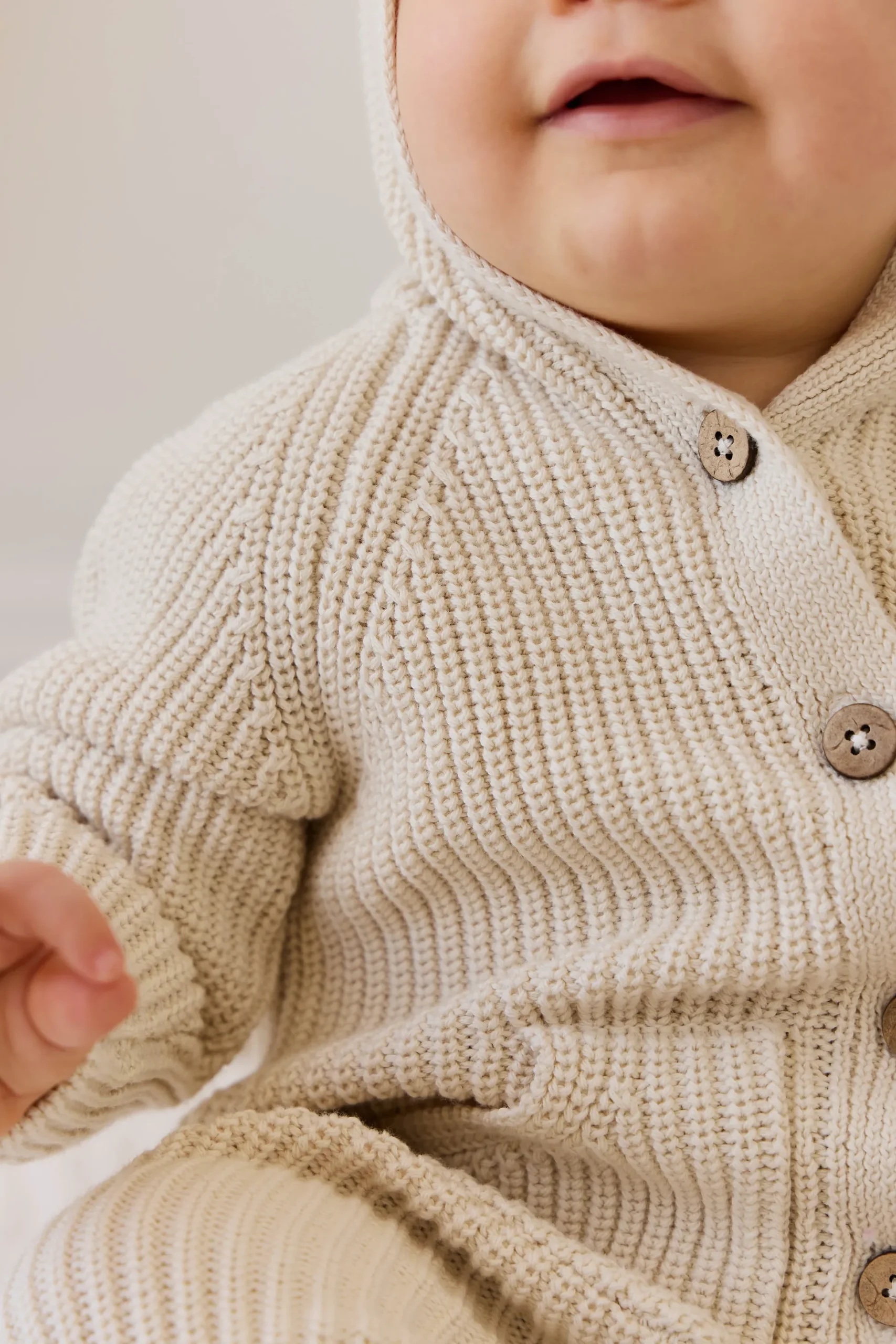 Bear Knit Onepiece - Vanilla
