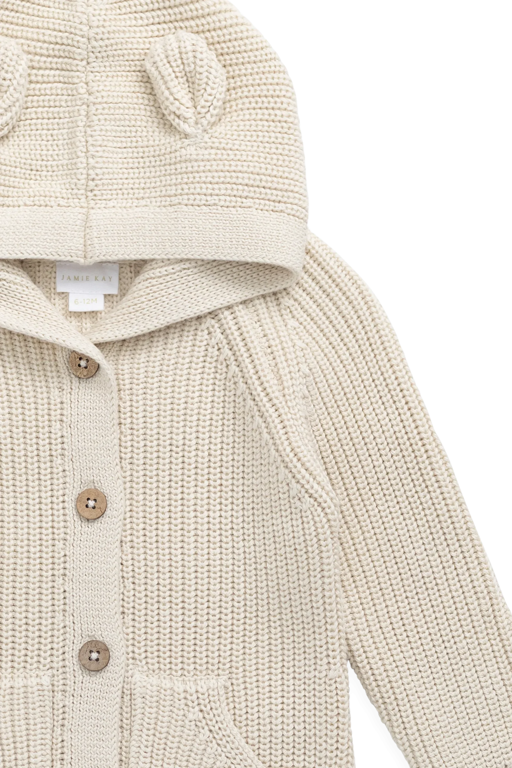 Bear Knit Onepiece - Vanilla