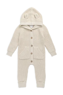 Bear Knit Onepiece - Vanilla