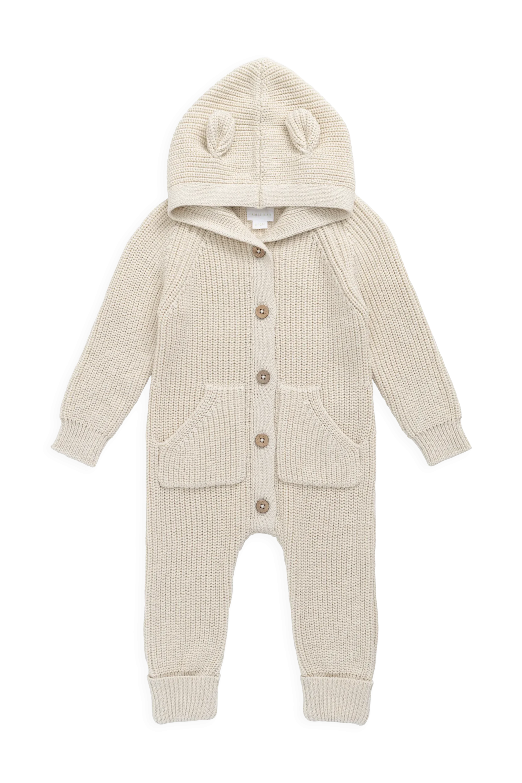 Bear Knit Onepiece - Vanilla