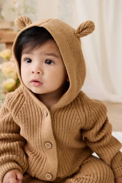 Bear Onepiece - Tawny Brown