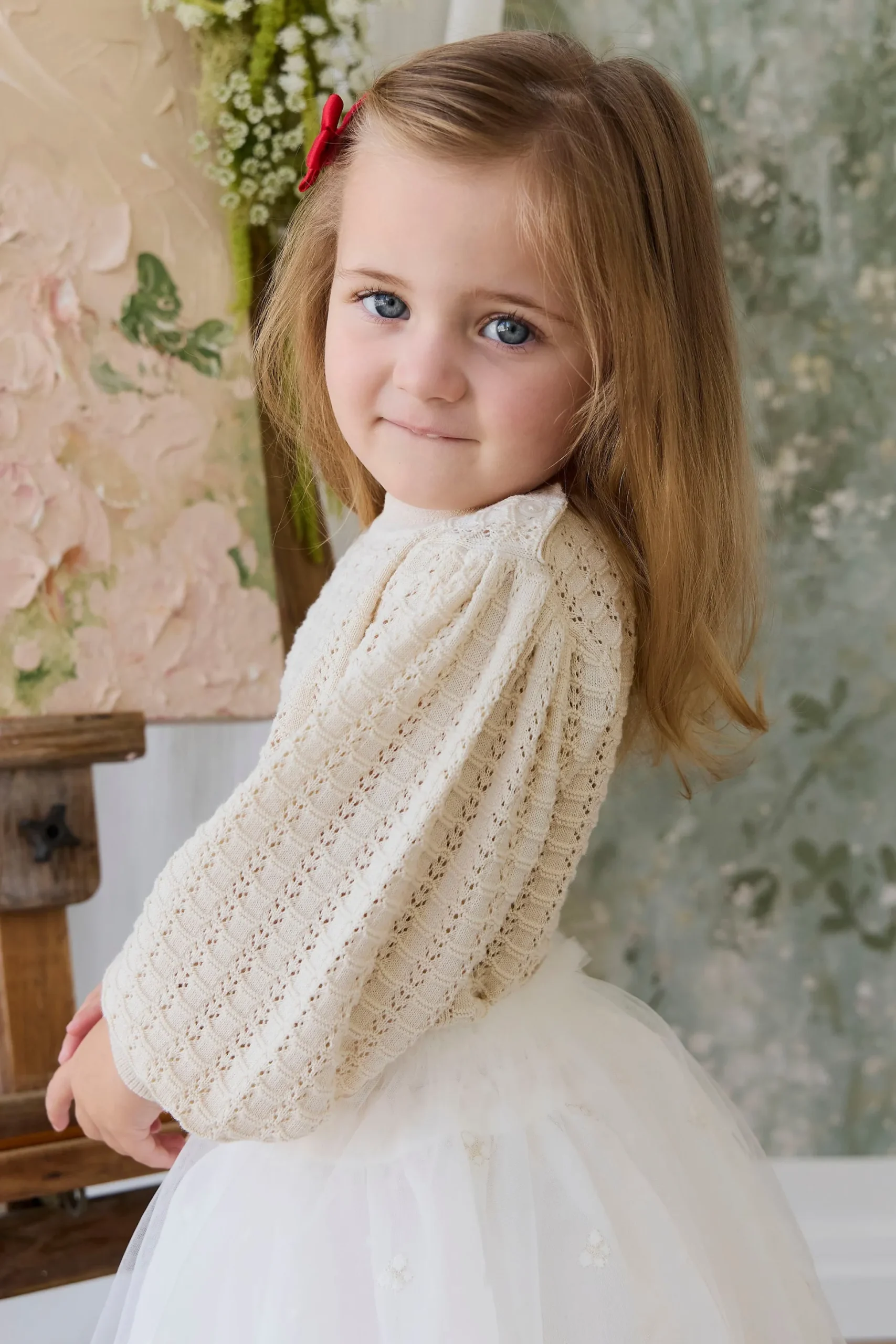 Bellamy Skirt - Parchment Ballerina Butterfiles