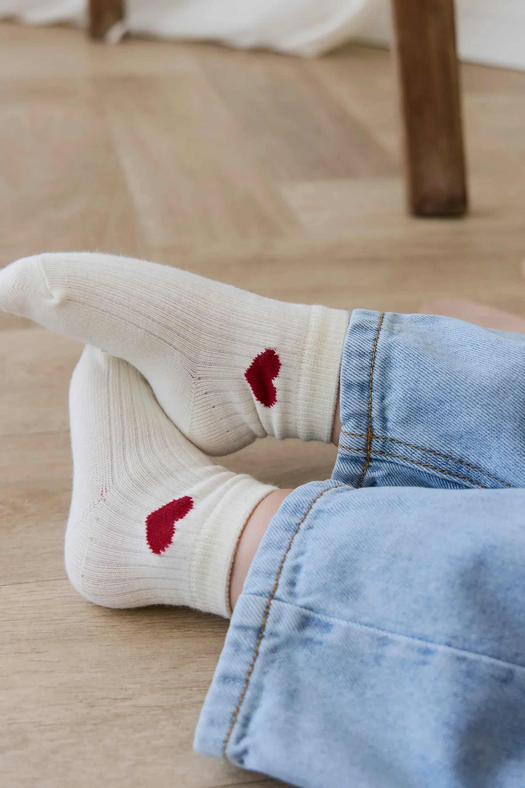 Bellamy Sock - Bellamy Heart Urban Red