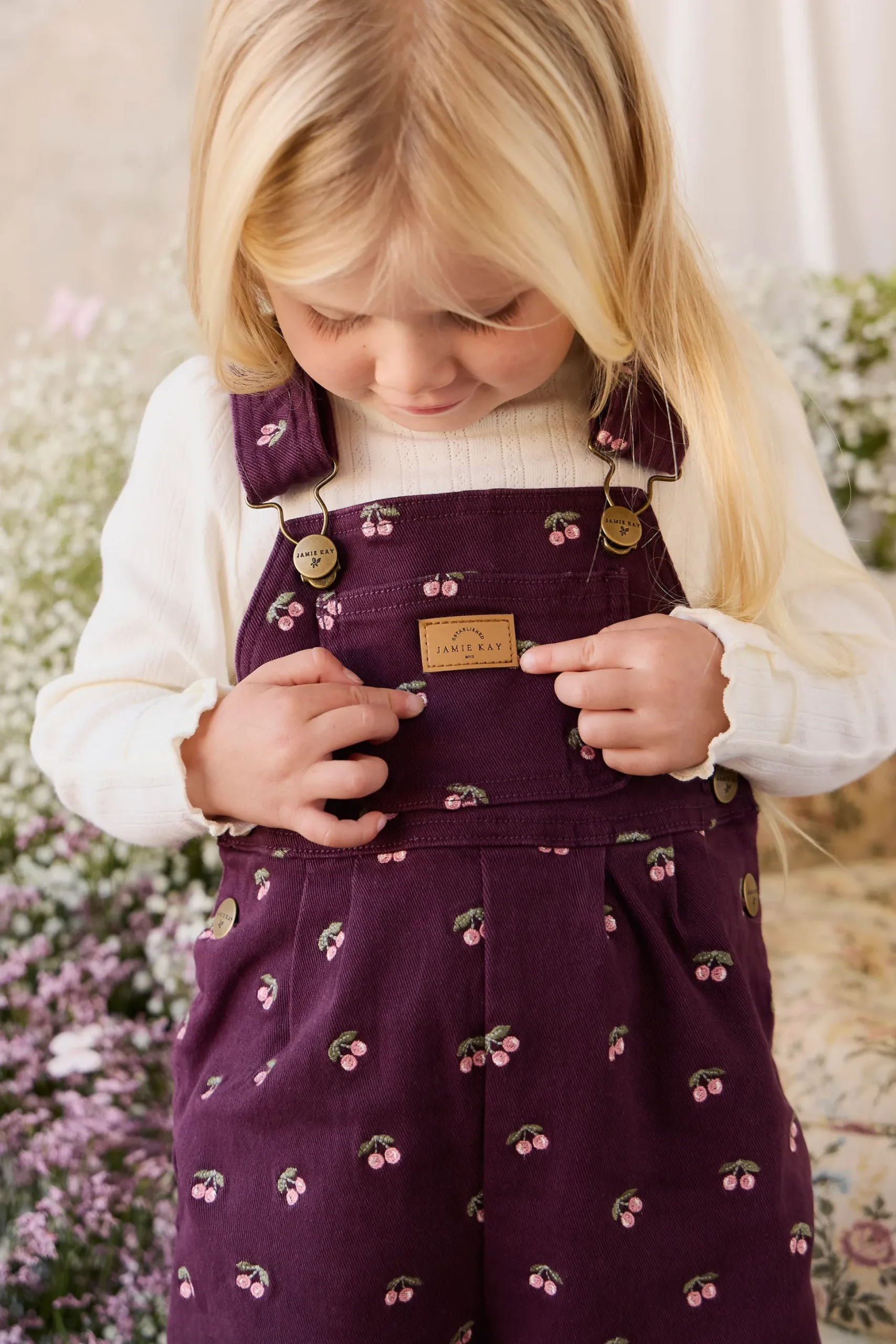 Blair Overall - Cherry Fig