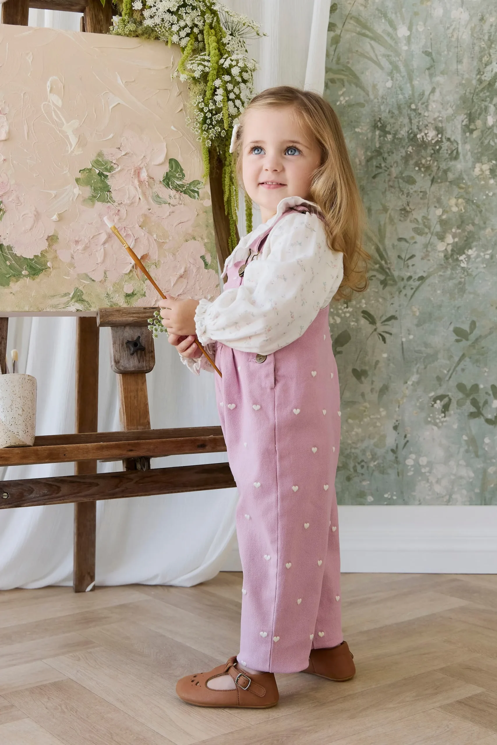 Blair Overall - Petite Heart Orchid