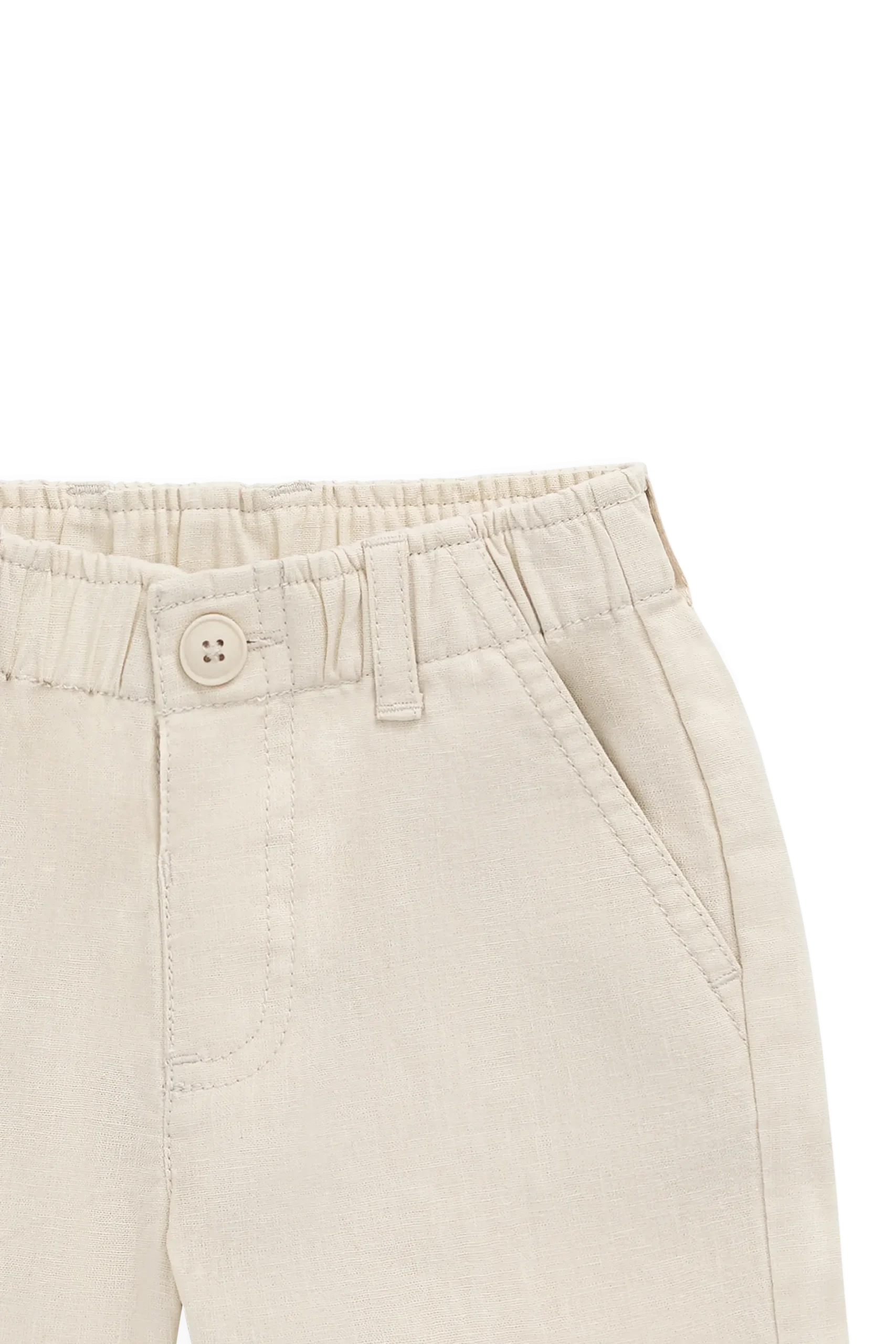 Brighton Linen/Cotton Short - Cassava