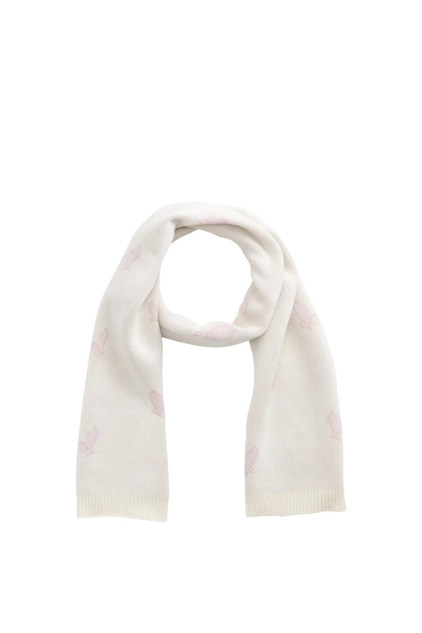 Cassie Jacquard Scarf - Egret