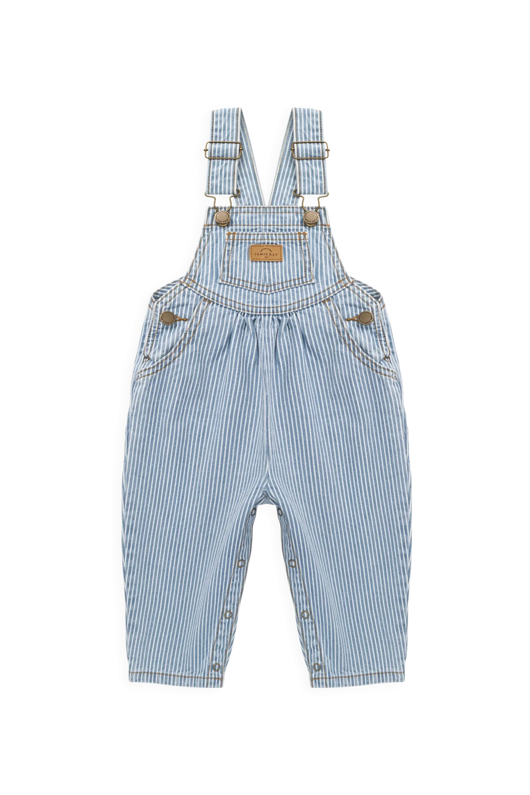 Cecil Overall - Holiday Stripe
