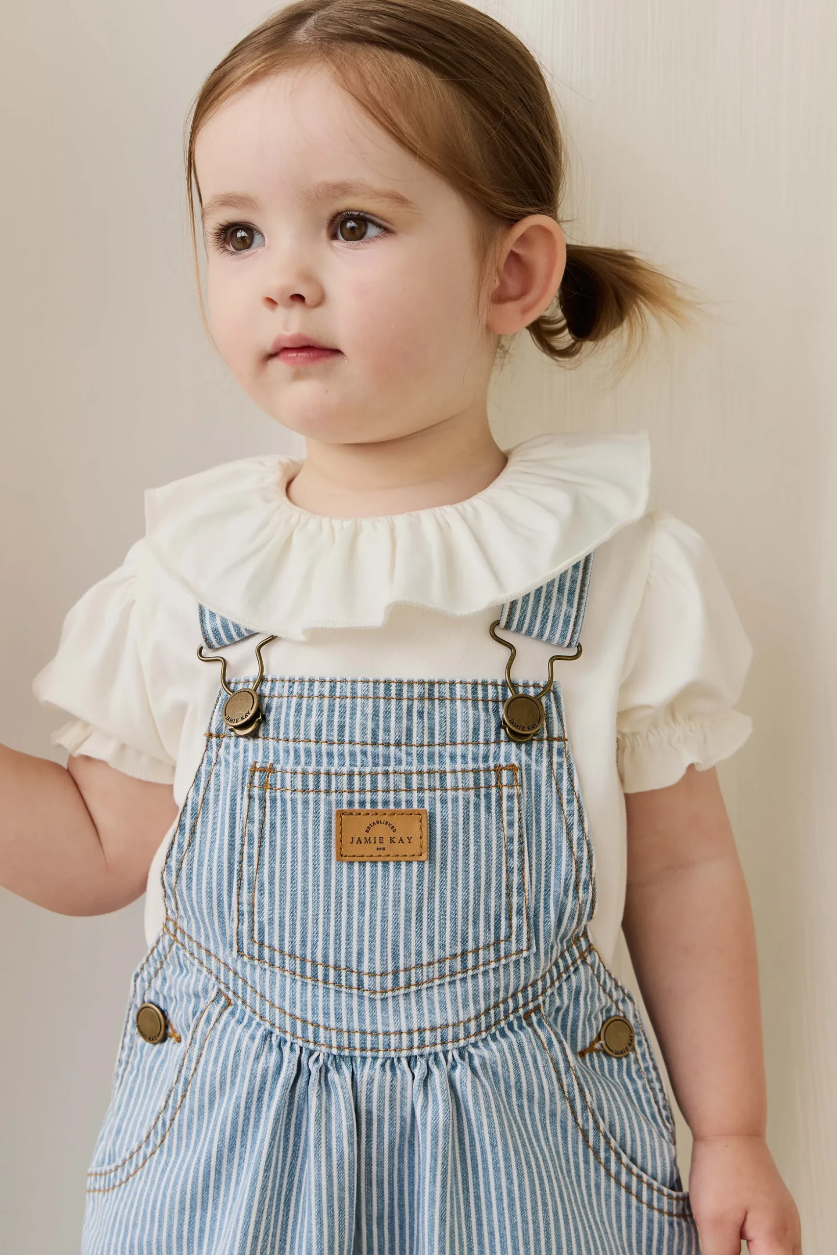 Cecil Overall - Holiday Stripe