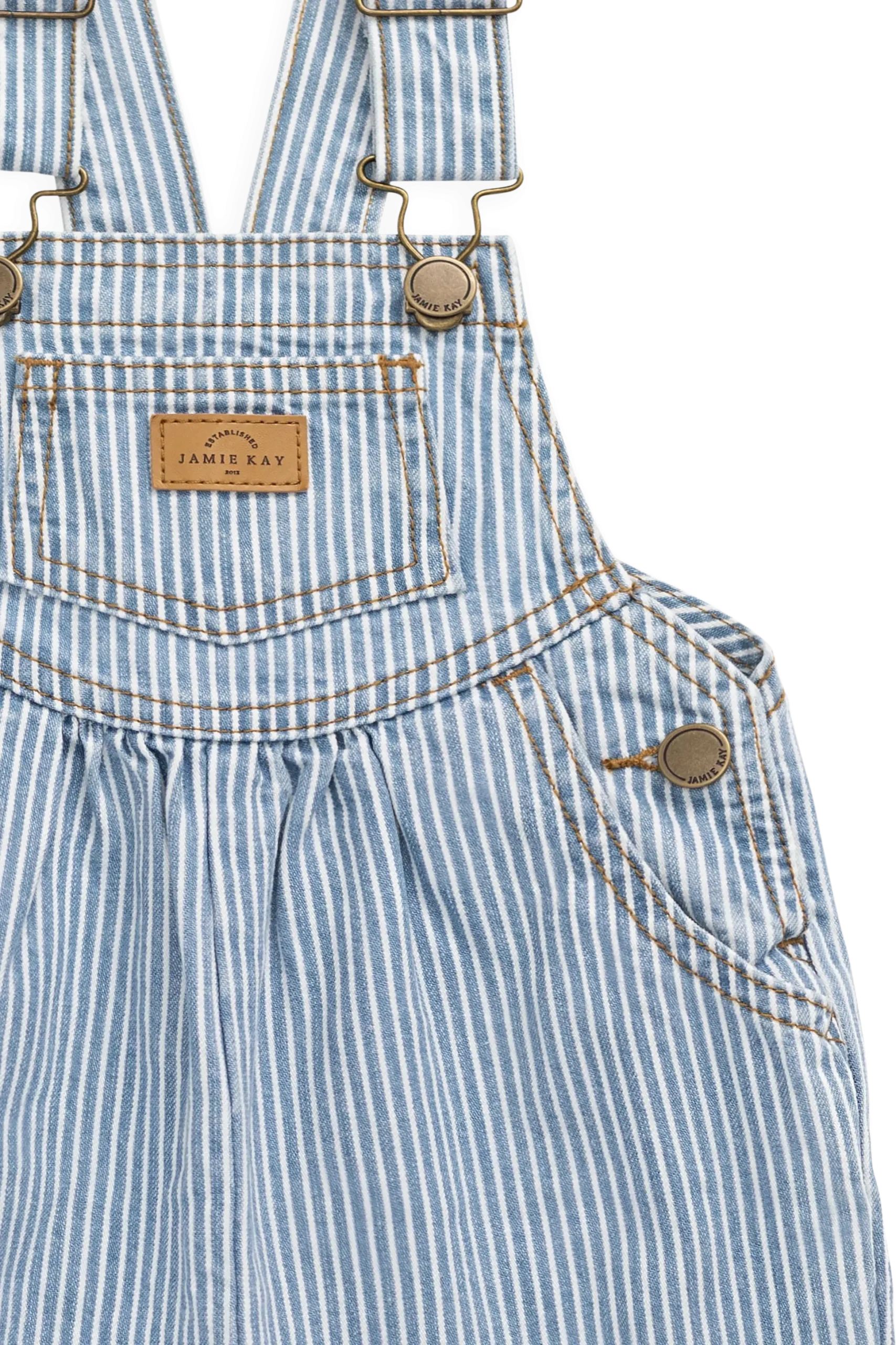 Cecil Overall - Holiday Stripe