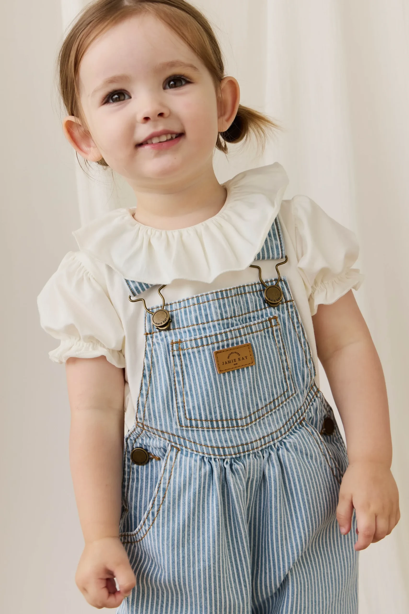 Cecil Overall - Holiday Stripe