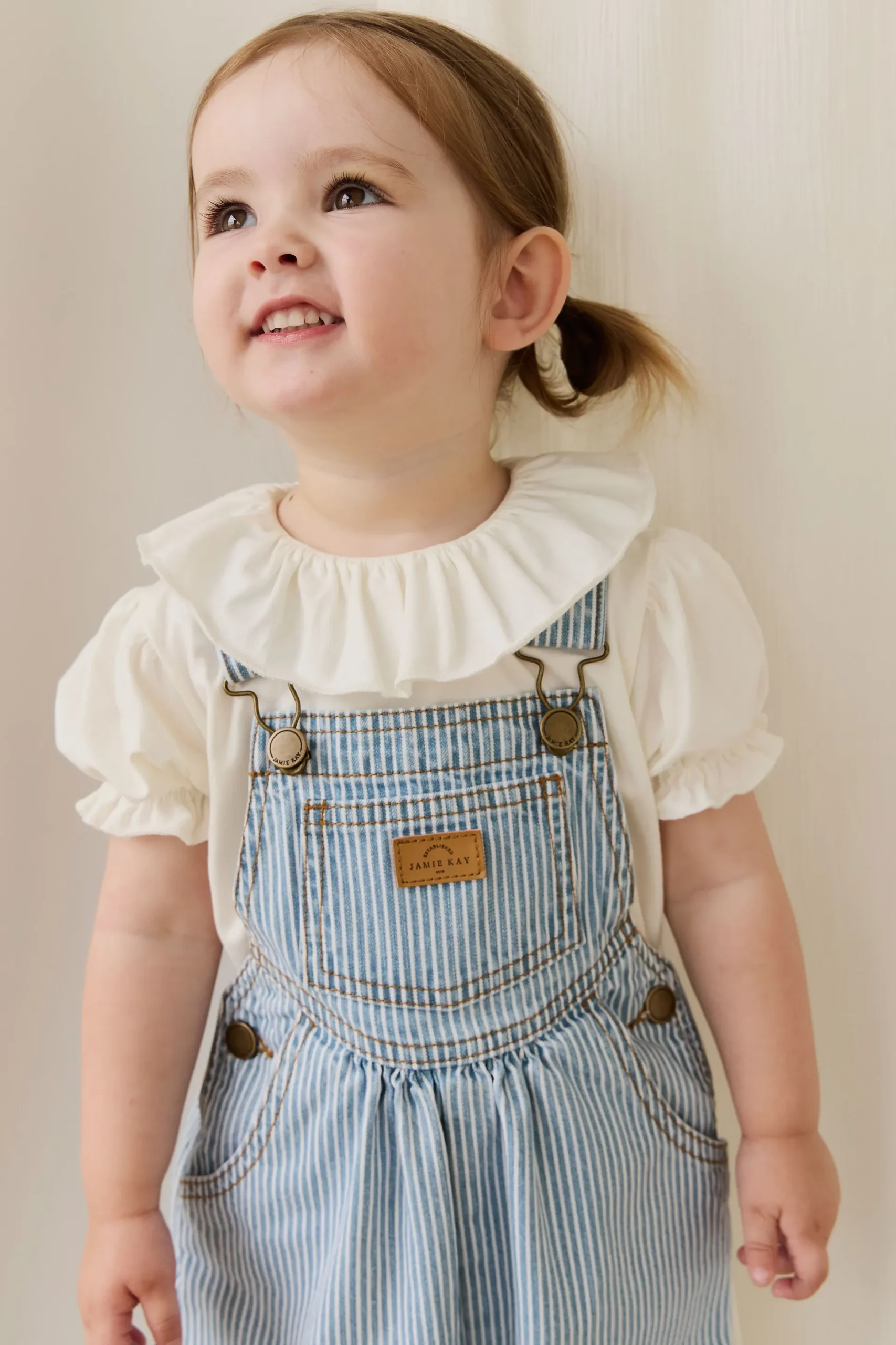 Cecil Overall - Holiday Stripe