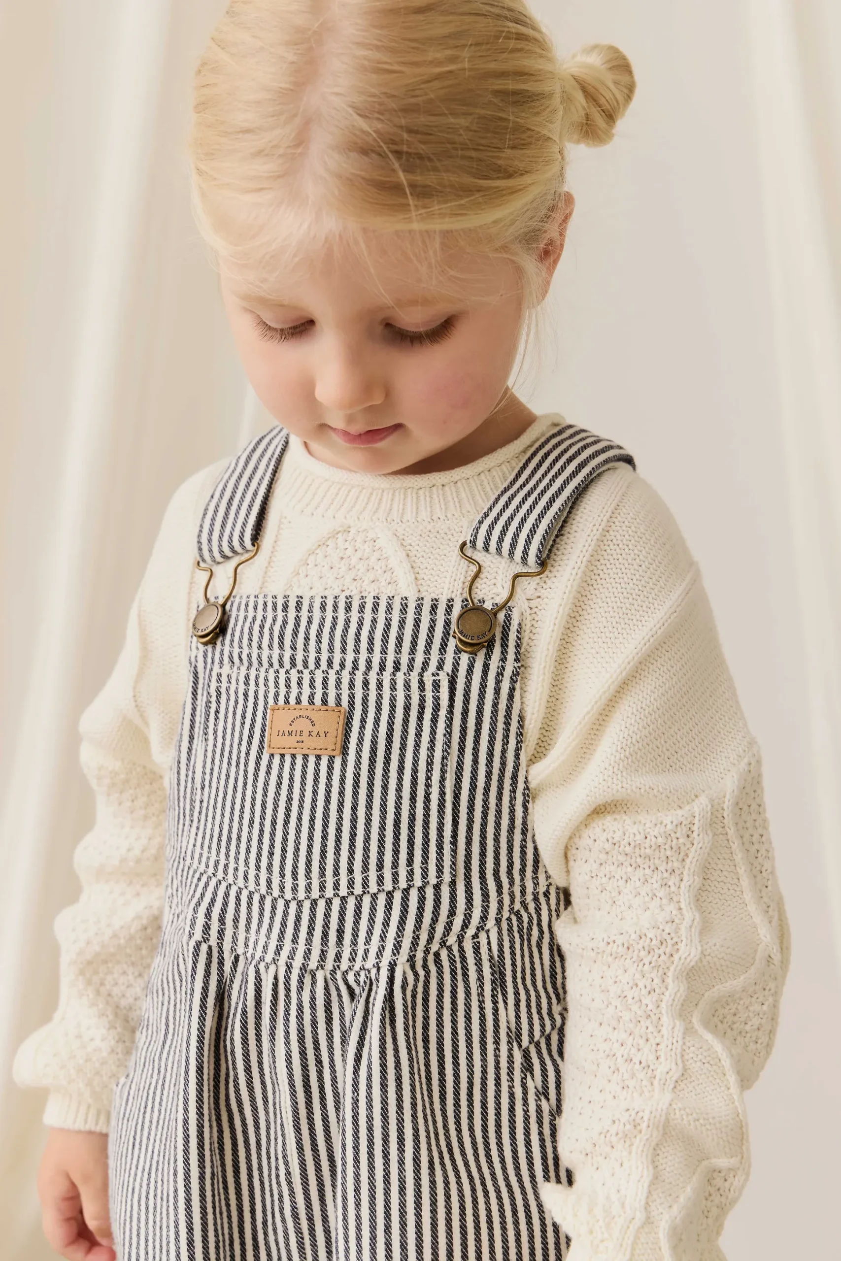 Cecil Overall-Sailor Stripe Eclipse / Cloud