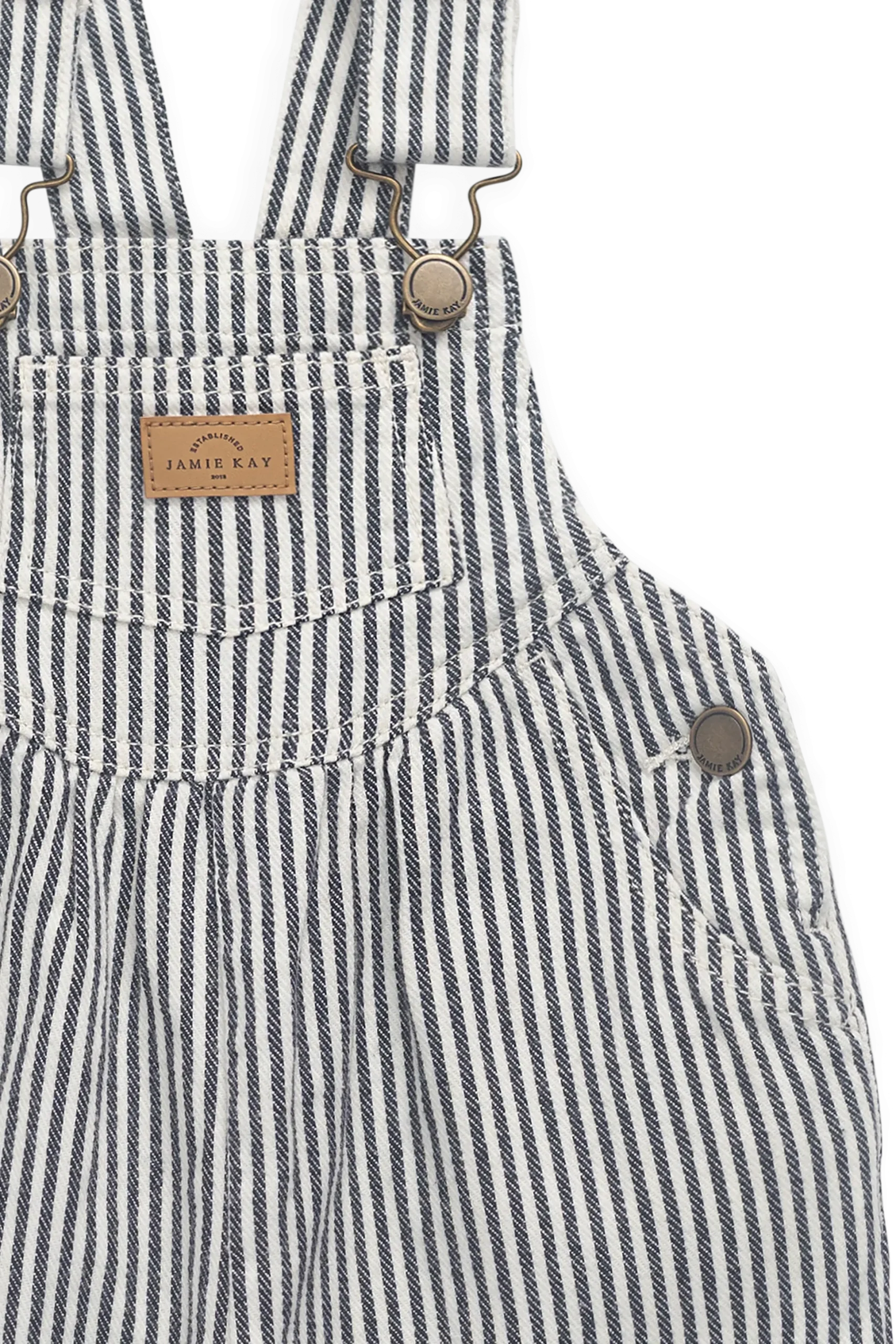 Cecil Overall-Sailor Stripe Eclipse / Cloud