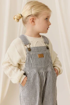 Cecil Overall-Sailor Stripe Eclipse / Cloud
