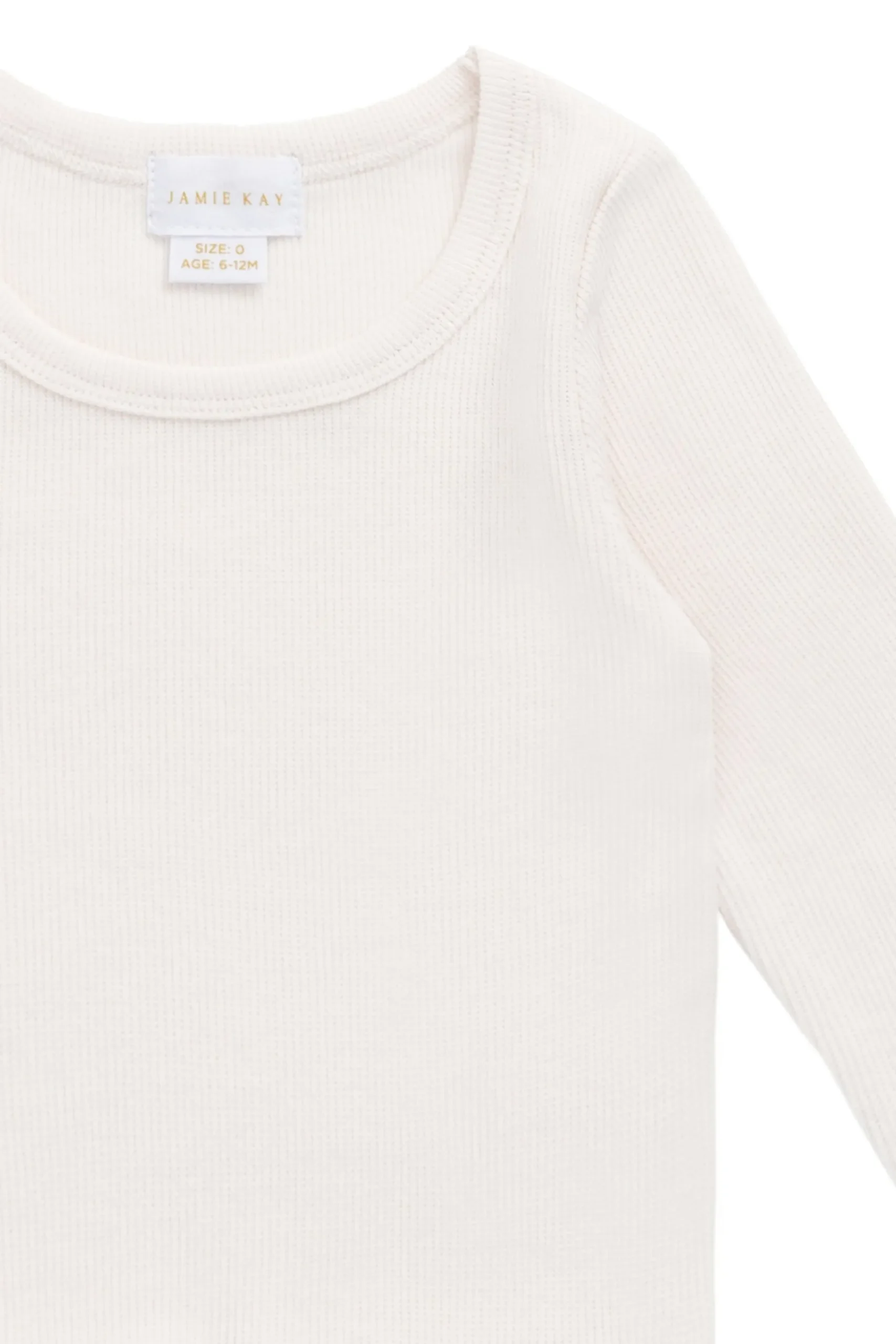 Cotton Fine Rib Agathe Top - Blushed Rose