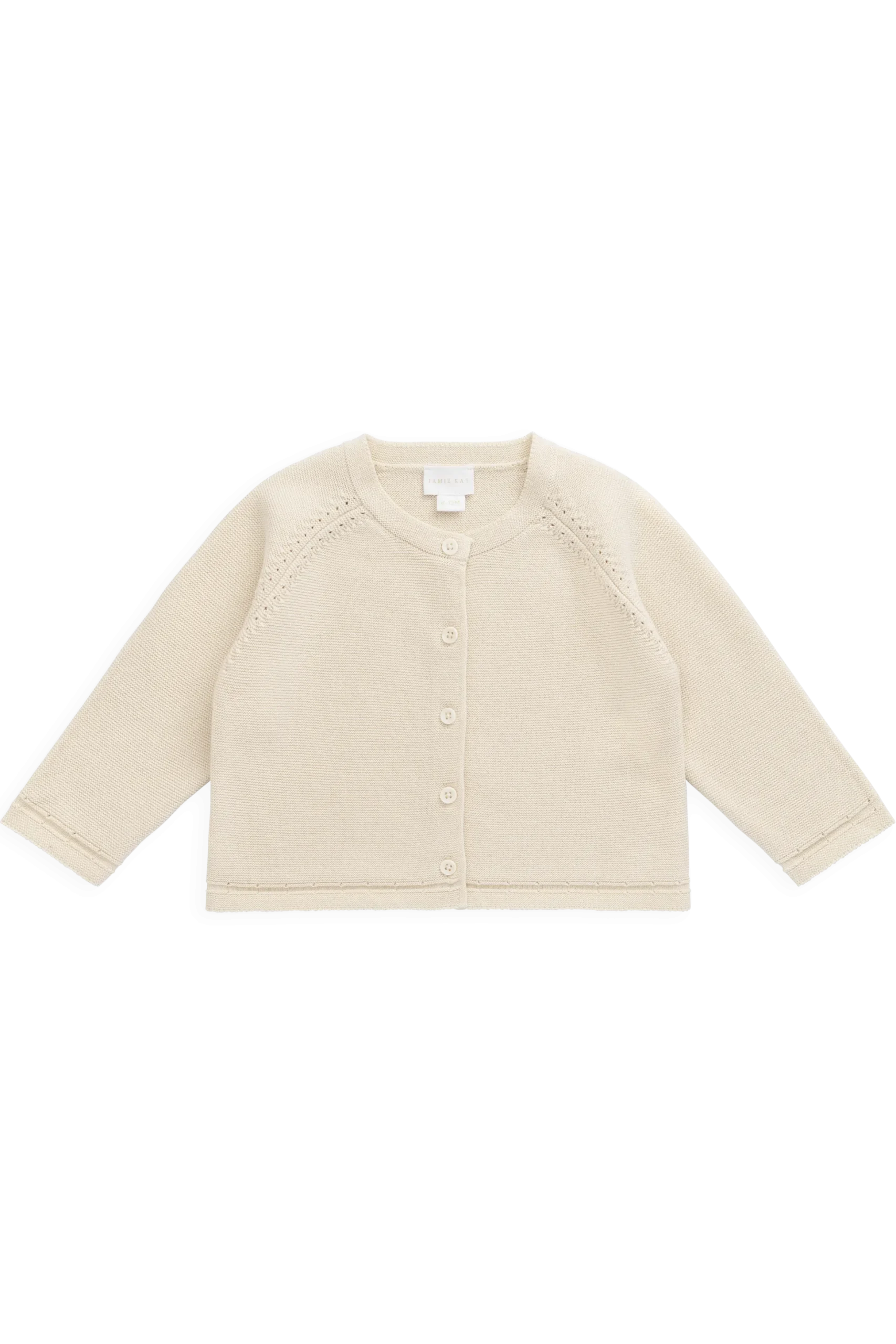 Delaney Knitted Cardigan - Vanilla