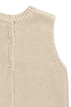 Drew Knit Vest - Vintage Linen