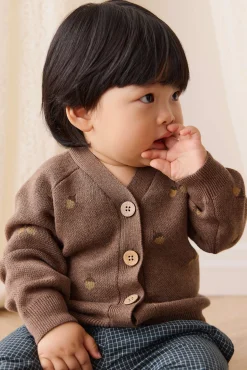 Easton Cardigan - Forest Acorns Toasted Marle