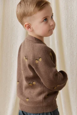 Easton Cardigan - Forest Acorns Toasted Marle