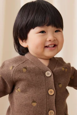 Easton Cardigan - Forest Acorns Toasted Marle