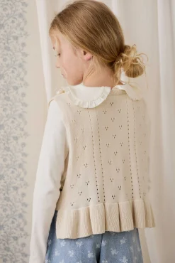 Erica Knitted Top - Vanilla