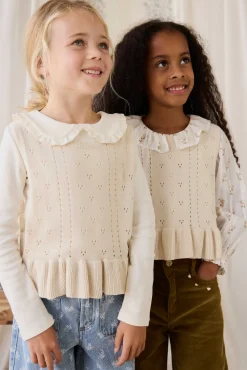 Erica Knitted Top - Vanilla