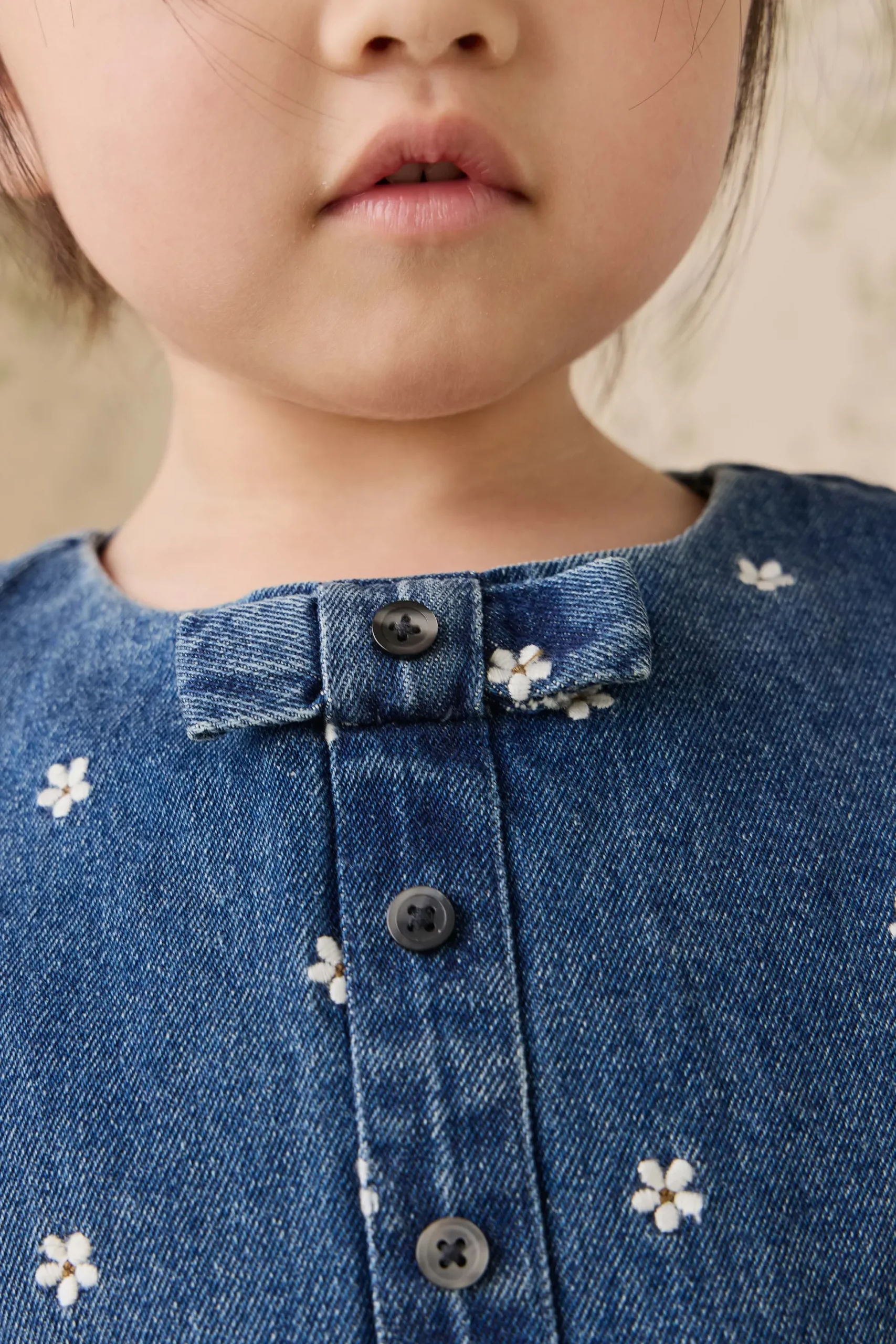 Etta Top-Josie Floral Denim