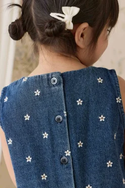 Etta Top-Josie Floral Denim