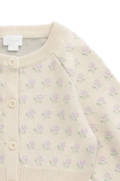 Evie Knitted Cardigan - Vanilla Evie