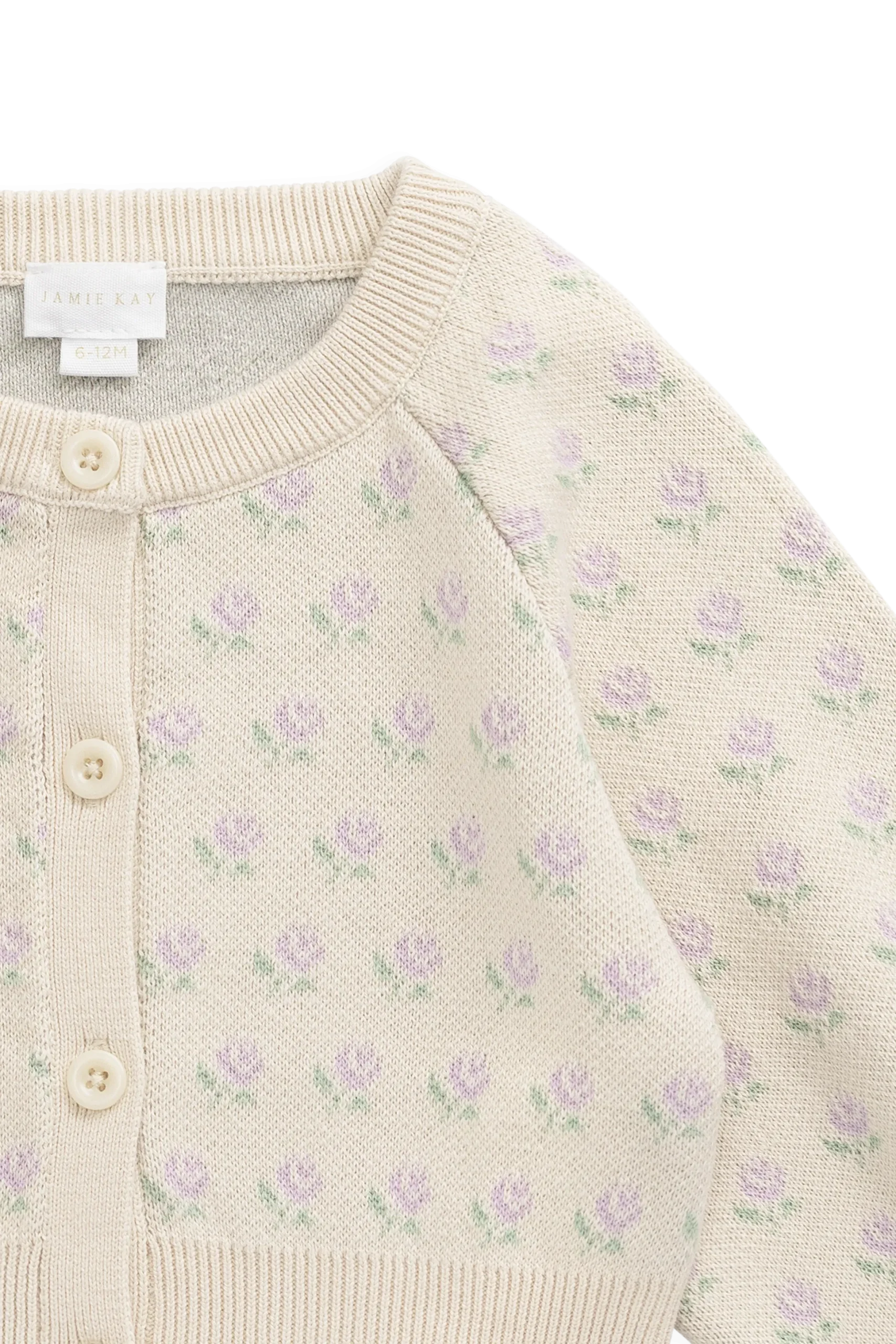 Evie Knitted Cardigan - Vanilla Evie
